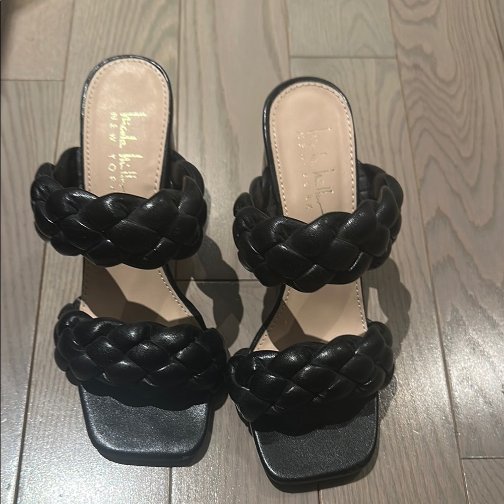 Black Braided Women's Sandals